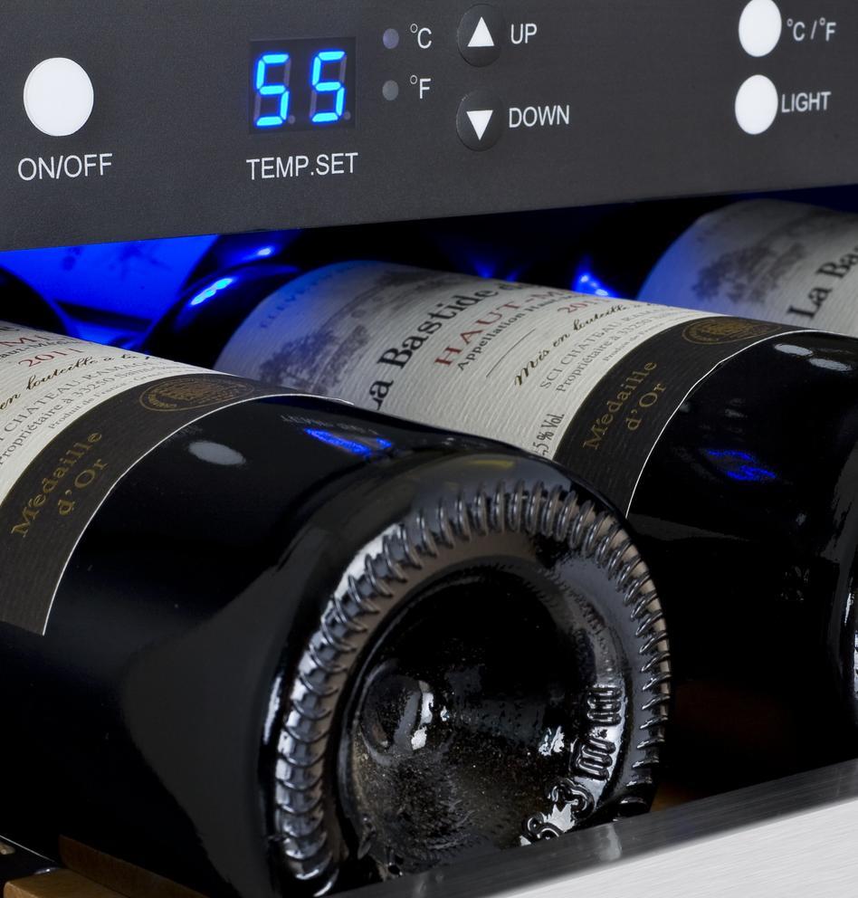 Allavino Wine & Beverage Centers FlexCount Series 15" 30-Bottle Single Zone Wine Refrigerator - VSWR30-1SR20 Allavino Wine & Beverage Centers FlexCount Series 15" 30-Bottle Single Zone Wine Refrigerator - VSWR30-1SR20