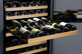 Allavino Wine & Beverage Centers FlexCount Series 172 Bottle Dual-Zone Wine Cellar Refrigerator with Black Door - VSWR172-2BL20 Allavino Wine & Beverage Centers FlexCount Series 172 Bottle Dual-Zone Wine Cellar Refrigerator with Black Door - VSWR172-2BL20