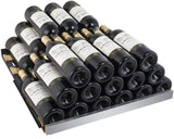 Allavino Wine & Beverage Centers FlexCount Series 172 Bottle Dual-Zone Wine Cellar Refrigerator with Black Door - VSWR172-2BL20 Allavino Wine & Beverage Centers FlexCount Series 172 Bottle Dual-Zone Wine Cellar Refrigerator with Black Door - VSWR172-2BL20