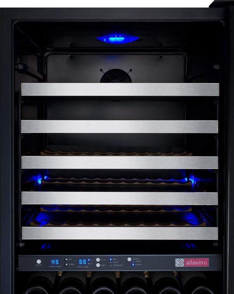 Allavino Wine & Beverage Centers FlexCount Series 172 Bottle Dual Zone Wine Refrigerator - VSWR172-2SR20 Allavino Wine & Beverage Centers FlexCount Series 172 Bottle Dual Zone Wine Refrigerator - VSWR172-2SR20