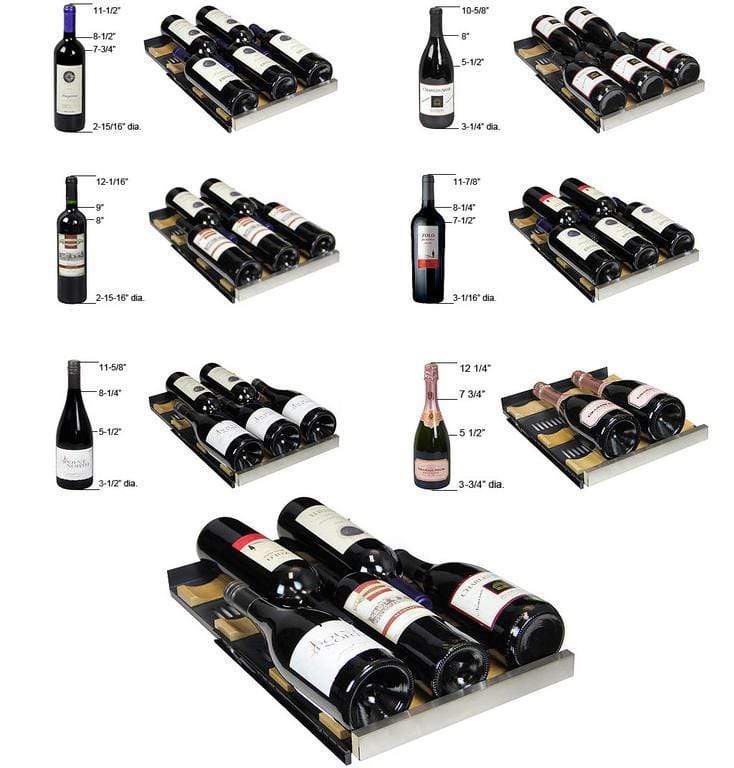 Allavino Wine & Beverage Centers FlexCount Series 30 Bottle Dual-Zone Wine Refrigerator - Black - VSWR30-2BR20 Allavino Wine & Beverage Centers FlexCount Series 30 Bottle Dual-Zone Wine Refrigerator - Black - VSWR30-2BR20