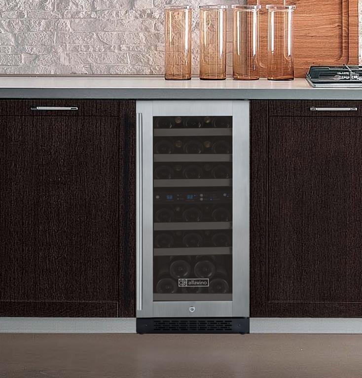 Allavino Wine & Beverage Centers FlexCount Series 30 Bottle Dual-Zone Wine Refrigerator - Right Hinge - VSWR30-2SR20 Allavino Wine & Beverage Centers FlexCount Series 30 Bottle Dual-Zone Wine Refrigerator - Right Hinge - VSWR30-2SR20