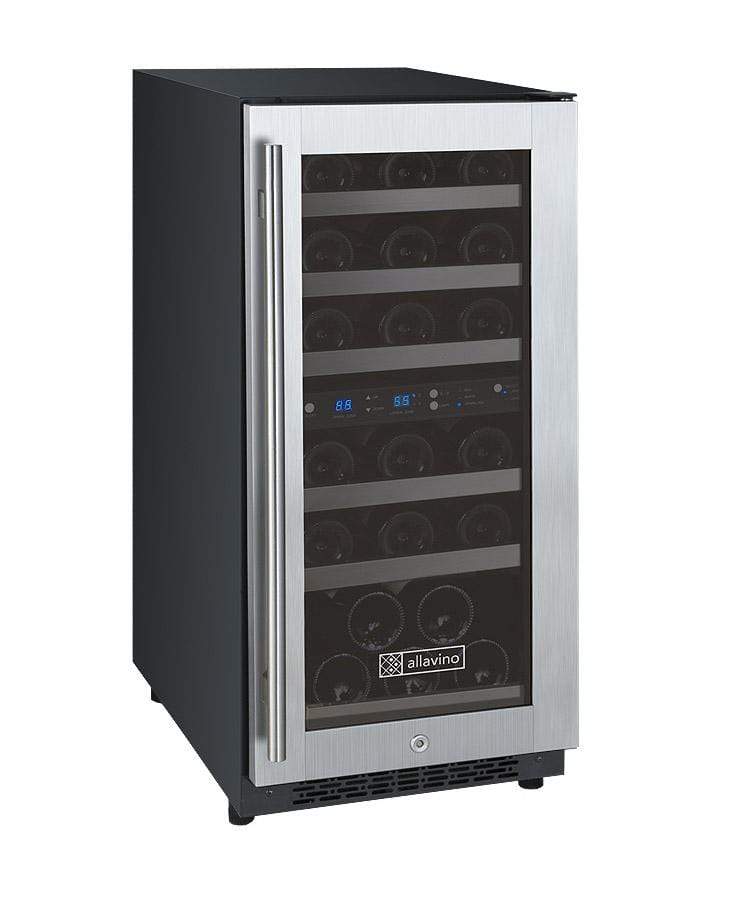 Allavino Wine & Beverage Centers FlexCount Series 30 Bottle Dual-Zone Wine Refrigerator - Right Hinge - VSWR30-2SR20 Allavino Wine & Beverage Centers FlexCount Series 30 Bottle Dual-Zone Wine Refrigerator - Right Hinge - VSWR30-2SR20