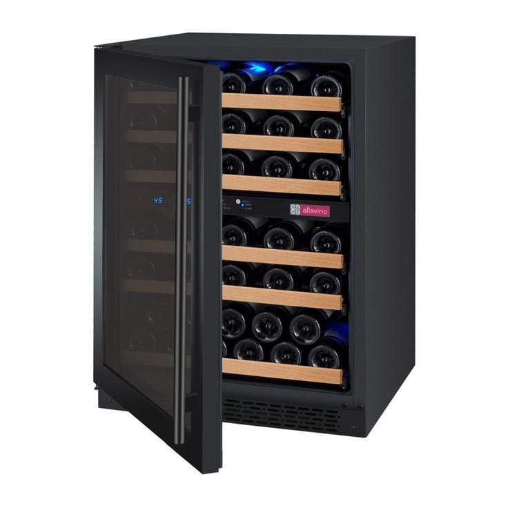 Allavino Wine & Beverage Centers FlexCount Series 56 Bottle Dual-Zone Wine Cellar with Black Door - VSWR56-2BR20 Allavino Wine & Beverage Centers FlexCount Series 56 Bottle Dual-Zone Wine Cellar with Black Door - VSWR56-2BR20