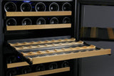 Allavino Wine & Beverage Centers FlexCount Series 56 Bottle Dual-Zone Wine Cellar with Black Door - VSWR56-2BR20 Allavino Wine & Beverage Centers FlexCount Series 56 Bottle Dual-Zone Wine Cellar with Black Door - VSWR56-2BR20