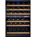 Allavino Wine & Beverage Centers FlexCount Series 56 Bottle Dual-Zone Wine Cellar with Black Door - VSWR56-2BR20 Allavino Wine & Beverage Centers FlexCount Series 56 Bottle Dual-Zone Wine Cellar with Black Door - VSWR56-2BR20