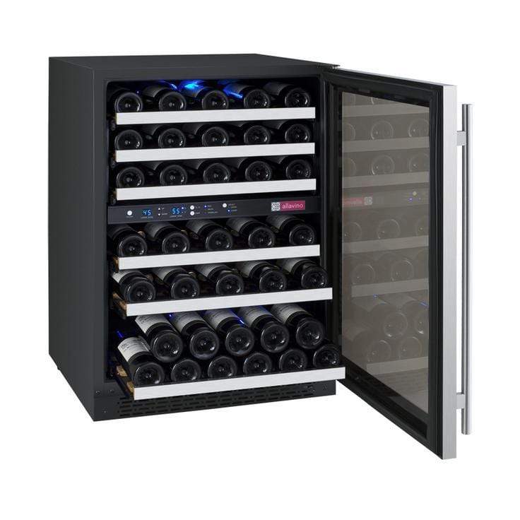 Allavino Wine & Beverage Centers FlexCount Series 56 Bottle Dual Zone Wine Refrigerator - VSWR56-2SR20 Allavino Wine & Beverage Centers FlexCount Series 56 Bottle Dual Zone Wine Refrigerator - VSWR56-2SR20
