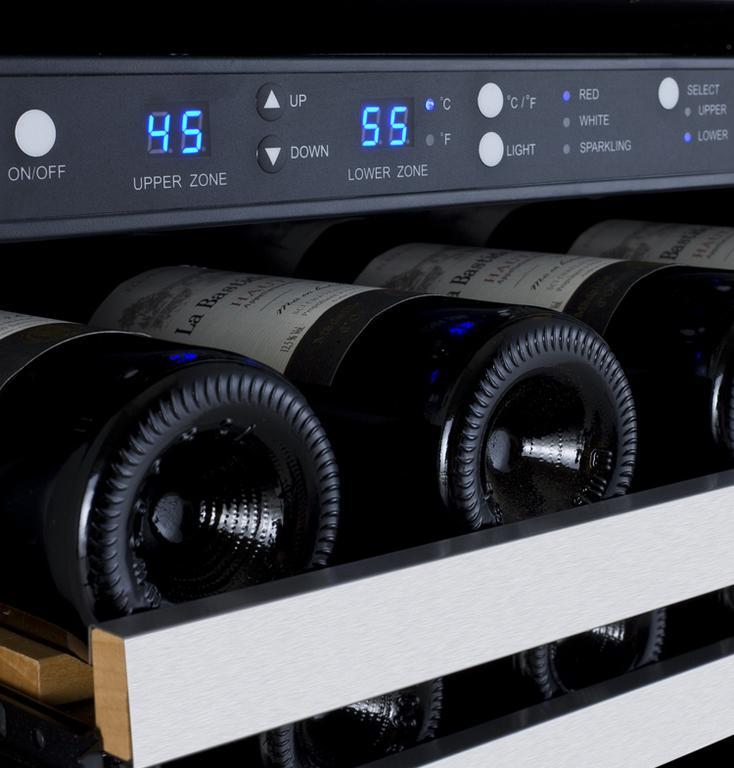 Allavino Wine & Beverage Centers FlexCount Series 56 Bottle Dual Zone Wine Refrigerator - VSWR56-2SR20 Allavino Wine & Beverage Centers FlexCount Series 56 Bottle Dual Zone Wine Refrigerator - VSWR56-2SR20