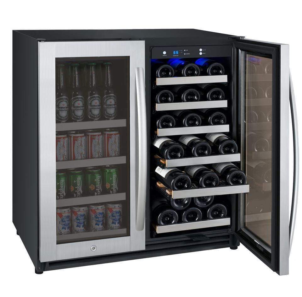 Allavino Wine & Beverage Centers FlexCount Series Dual Zone Wine & Beverage Cente VSWB30-2SF20 Allavino Wine & Beverage Centers FlexCount Series Dual Zone Wine & Beverage Cente VSWB30-2SF20