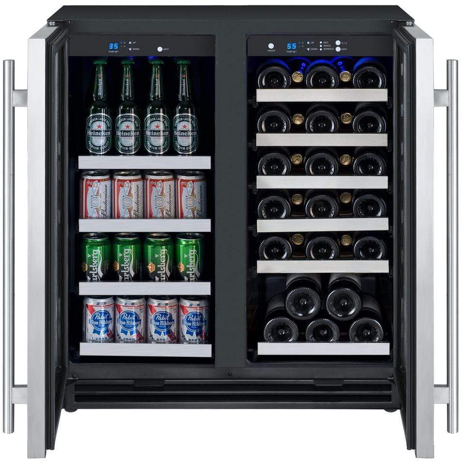 Allavino Wine & Beverage Centers FlexCount Series Dual Zone Wine & Beverage Cente VSWB30-2SF20 Allavino Wine & Beverage Centers FlexCount Series Dual Zone Wine & Beverage Cente VSWB30-2SF20
