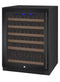 Allavino Wine & Beverage Centers Left Hiege FlexCount Series 56 Bottle Single Zone Wine Cellar with Black Doors - VSWR56-1BL20
