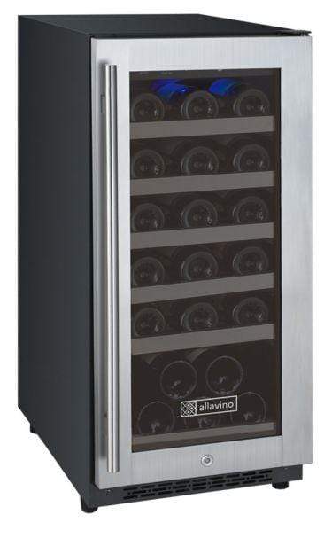 Allavino Wine & Beverage Centers Life Hinge FlexCount Series 15" 30-Bottle Single Zone Wine Refrigerator - VSWR30-1SR20