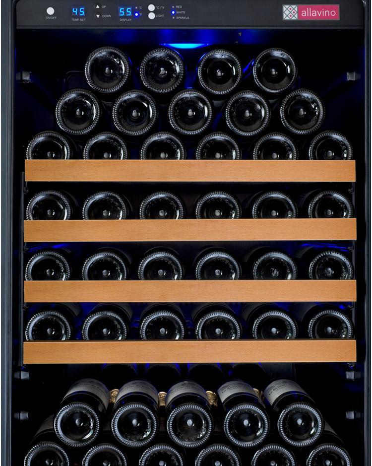 Allavino Wine & Beverage Centers Right Hinge FlexCount Series 177 Bottle Single Zone Wine Refrigerator - VSWR177-1BR20 Allavino Wine & Beverage Centers Right Hinge FlexCount Series 177 Bottle Single Zone Wine Refrigerator - VSWR177-1BR20