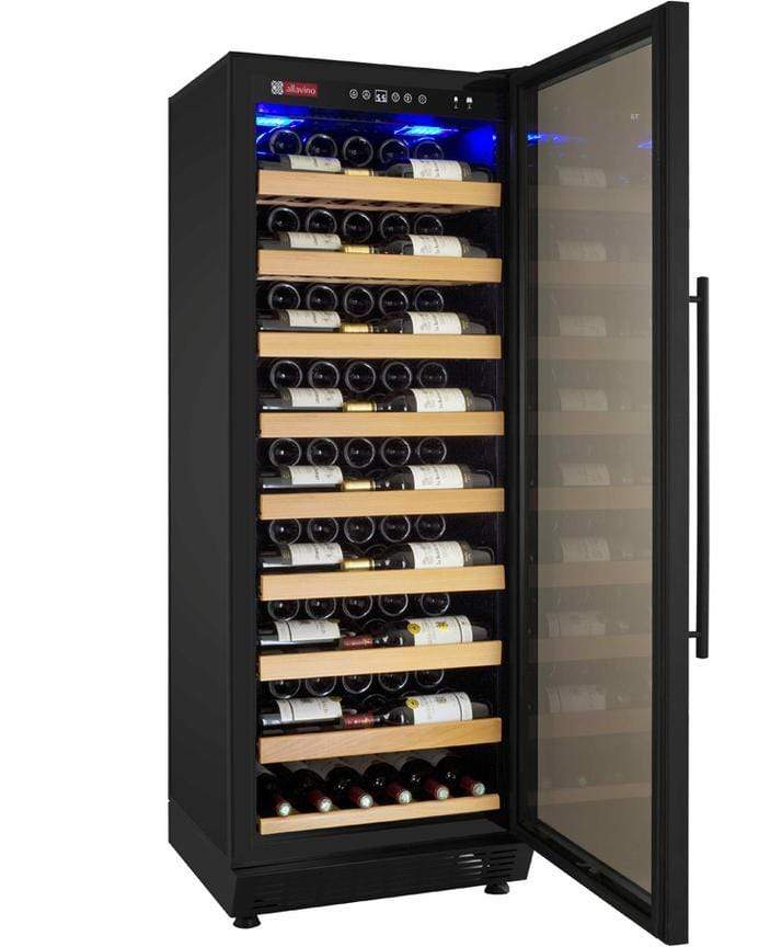 Allavino Wine & Beverage Centers Vite Series 115 Bottle Single Zone Wine Refrigerator - Black Cabinet and Door - YHWR115-1BR20 Allavino Wine & Beverage Centers Vite Series 115 Bottle Single Zone Wine Refrigerator - Black Cabinet and Door - YHWR115-1BR20