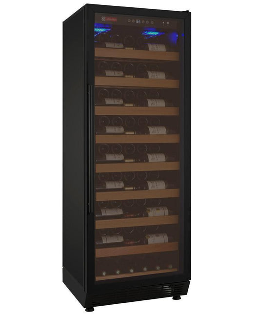 Allavino Wine & Beverage Centers Vite Series 115 Bottle Single Zone Wine Refrigerator - Black Cabinet and Door - YHWR115-1BR20