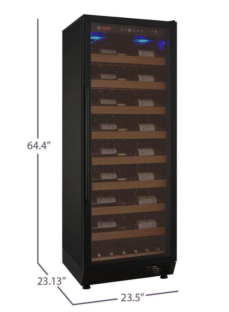 Allavino Wine & Beverage Centers Vite Series 115 Bottle Single Zone Wine Refrigerator - Black Cabinet and Door - YHWR115-1BR20 Allavino Wine & Beverage Centers Vite Series 115 Bottle Single Zone Wine Refrigerator - Black Cabinet and Door - YHWR115-1BR20