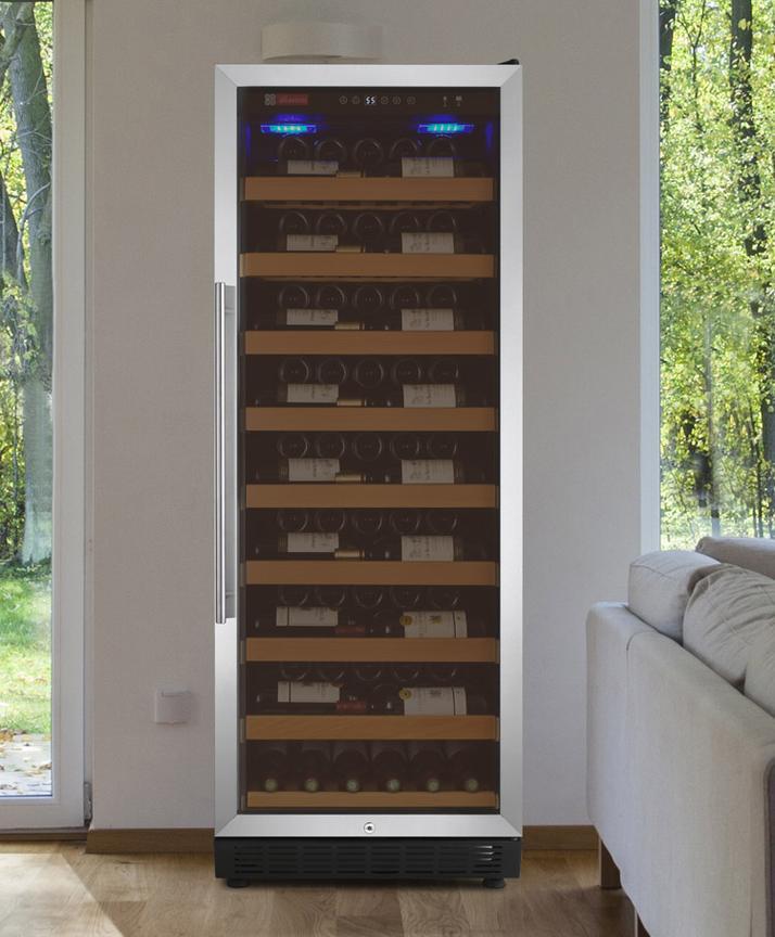 Allavino Wine & Beverage Centers Vite Series 115 Bottle Single-Zone Wine Refrigerator - Stainless Door - YHWR115-1SR20 Allavino Wine & Beverage Centers Vite Series 115 Bottle Single-Zone Wine Refrigerator - Stainless Door - YHWR115-1SR20