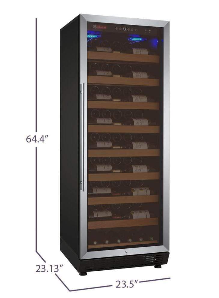 Allavino Wine & Beverage Centers Vite Series 115 Bottle Single-Zone Wine Refrigerator - Stainless Door - YHWR115-1SR20 Allavino Wine & Beverage Centers Vite Series 115 Bottle Single-Zone Wine Refrigerator - Stainless Door - YHWR115-1SR20