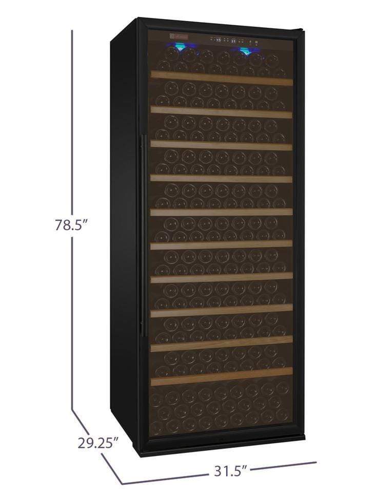 Allavino Wine & Beverage Centers Vite Series 305 Bottle Single-Zone Wine Refrigerator - Black Door with Right Hinge - YHWR305-1BR20 Allavino Wine & Beverage Centers Vite Series 305 Bottle Single-Zone Wine Refrigerator - Black Door with Right Hinge - YHWR305-1BR20