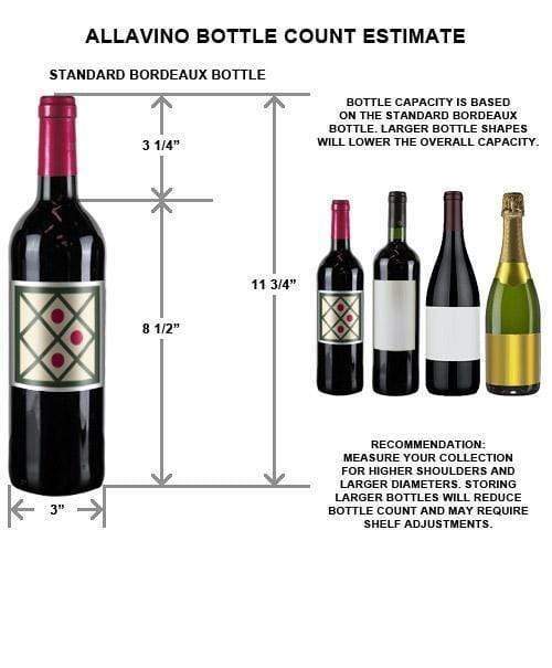 Allavino Wine & Beverage Centers Vite Series 305 Bottle Single-Zone Wine Refrigerator - Stainless Steel Door with Left Hinge - YHWR305-1SL20 Allavino Wine & Beverage Centers Vite Series 305 Bottle Single-Zone Wine Refrigerator - Stainless Steel Door with Left Hinge - YHWR305-1SL20