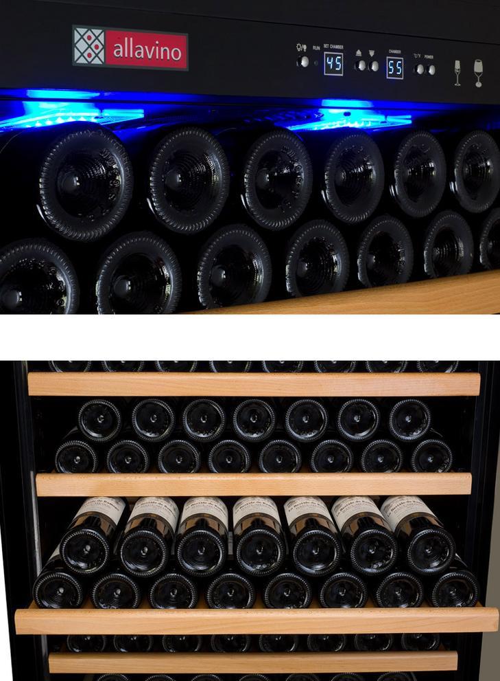 Allavino Wine & Beverage Centers Vite Series 305 Bottle Single-Zone Wine Refrigerator - Stainless Steel Door with Left Hinge - YHWR305-1SL20 Allavino Wine & Beverage Centers Vite Series 305 Bottle Single-Zone Wine Refrigerator - Stainless Steel Door with Left Hinge - YHWR305-1SL20