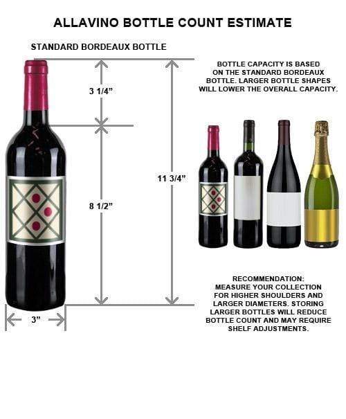 Allavino Wine & Beverage Centers Vite Series 305 Bottle Single-Zone Wine Refrigerator - Stainless Steel Door with Right Hinge - YHWR305-1SR20 FREE WHITE GLOVE DELIVERY Allavino Wine & Beverage Centers Vite Series 305 Bottle Single-Zone Wine Refrigerator - Stainless Steel Door with Right Hinge - YHWR305-1SR20 FREE WHITE GLOVE DELIVERY