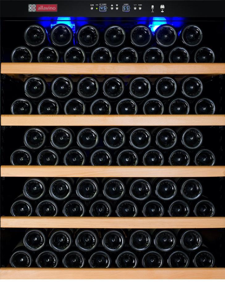 Allavino Wine & Beverage Centers Vite Series 305 Bottle Single-Zone Wine Refrigerator - Stainless Steel Door with Right Hinge - YHWR305-1SR20 FREE WHITE GLOVE DELIVERY Allavino Wine & Beverage Centers Vite Series 305 Bottle Single-Zone Wine Refrigerator - Stainless Steel Door with Right Hinge - YHWR305-1SR20 FREE WHITE GLOVE DELIVERY