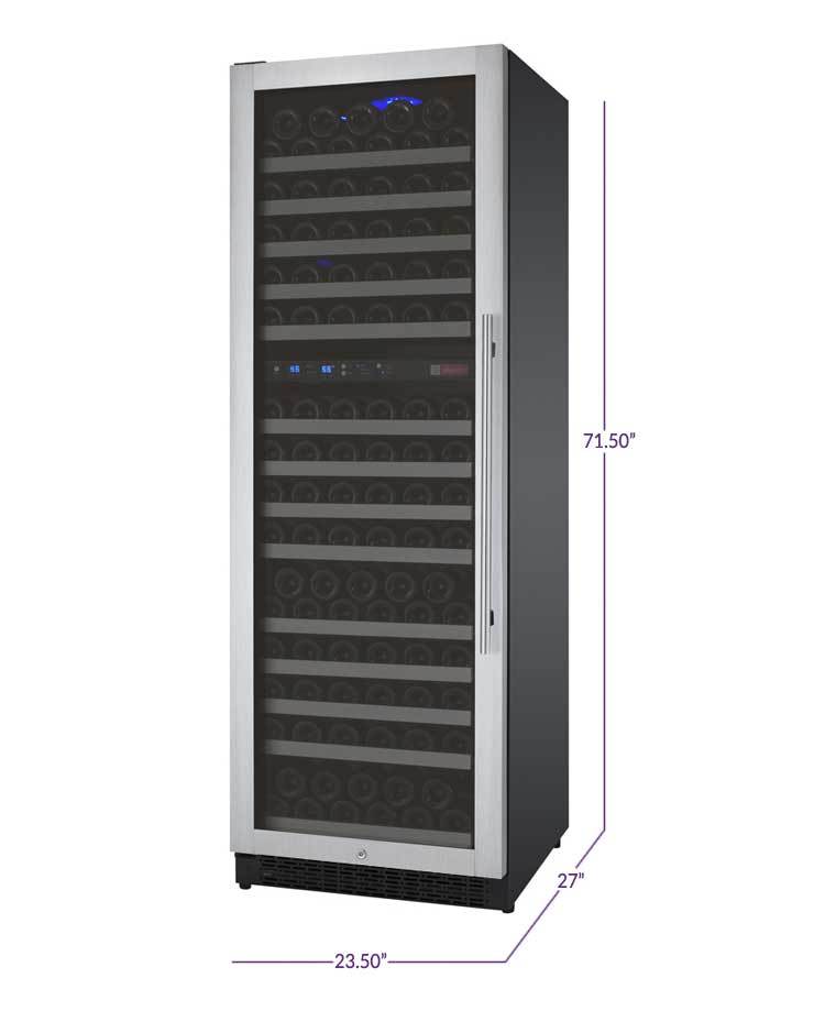 Allavino Wine Refrigerators Built in and Free Standing FlexCount Series 172 Bottle Dual Zone Wine Refrigerator Allavino Wine Refrigerators Built in and Free Standing FlexCount Series 172 Bottle Dual Zone Wine Refrigerator