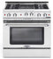 Capital Cooking - 36" Capital Culinarian Range - Self Clean - 25K BTU - 4 Open Burners + 12"BBQ, 1 8K BTU Small Pan Burner - CGSR362B2