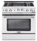 Capital Cooking - 36" Capital Culinarian Range - Self Clean - 25K BTU - 4 Open Burners + 12"BBQ, 1 8K BTU Small Pan Burner - CGSR362B2 Capital Cooking - 36" Capital Culinarian Range - Self Clean - 25K BTU - 4 Open Burners + 12"BBQ, 1 8K BTU Small Pan Burner - CGSR362B2