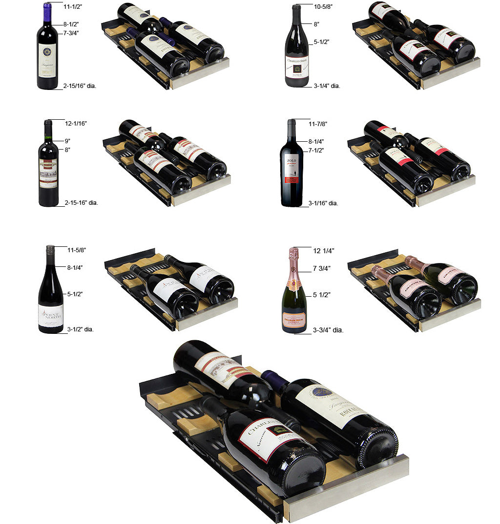 Allavino - Reserva Series 36 Bottle Dual Zone Wine Refrigerator with Stainless Steel French Doors - AO VSW3634FD-2S Allavino - Reserva Series 36 Bottle Dual Zone Wine Refrigerator with Stainless Steel French Doors - AO VSW3634FD-2S