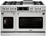 Capital Cooking - 48" Capital Connoisseurian Dual Fuel Range - Self Clean - 25K BTU - 4 Open Burners + 24" Griddle - COB484GG Capital Cooking - 48" Capital Connoisseurian Dual Fuel Range - Self Clean - 25K BTU - 4 Open Burners + 24" Griddle - COB484GG