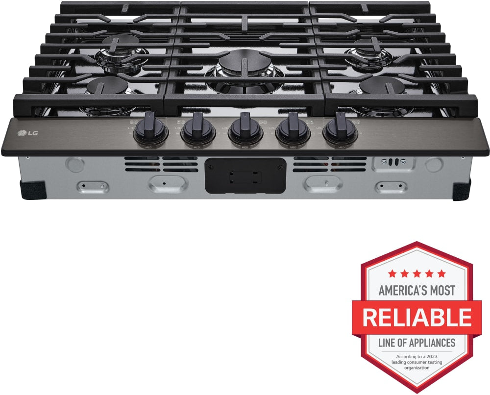 LG - 30" Gas Cooktop, 20K BTU - Gas Cooktops - CBGJ3023D LG - 30" Gas Cooktop, 20K BTU - Gas Cooktops - CBGJ3023D