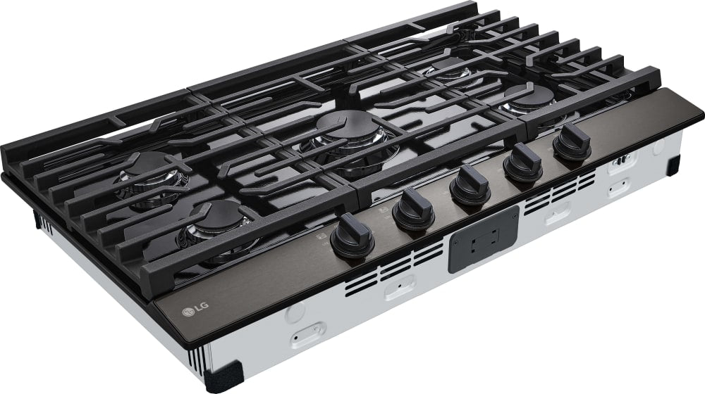 LG - 36" Gas Cooktop, 20K BTU - Gas Cooktops - CBGJ3623D LG - 36" Gas Cooktop, 20K BTU - Gas Cooktops - CBGJ3623D