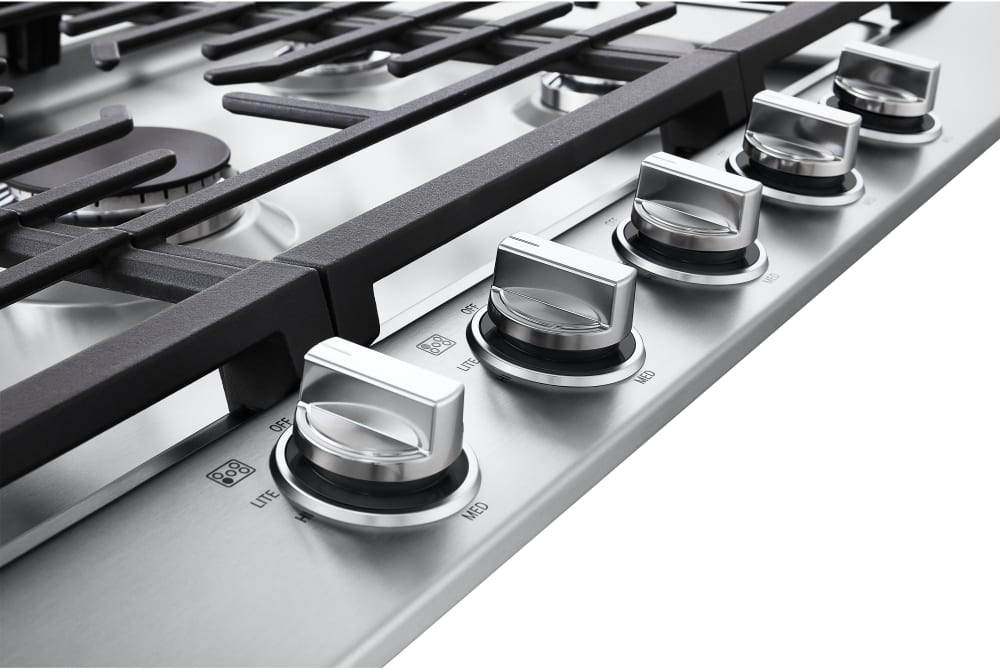 LG - 36" Gas Cooktop, 20K BTU, EsayClean Cooktop - Gas Cooktops - CBGJ3623S LG - 36" Gas Cooktop, 20K BTU, EsayClean Cooktop - Gas Cooktops - CBGJ3623S
