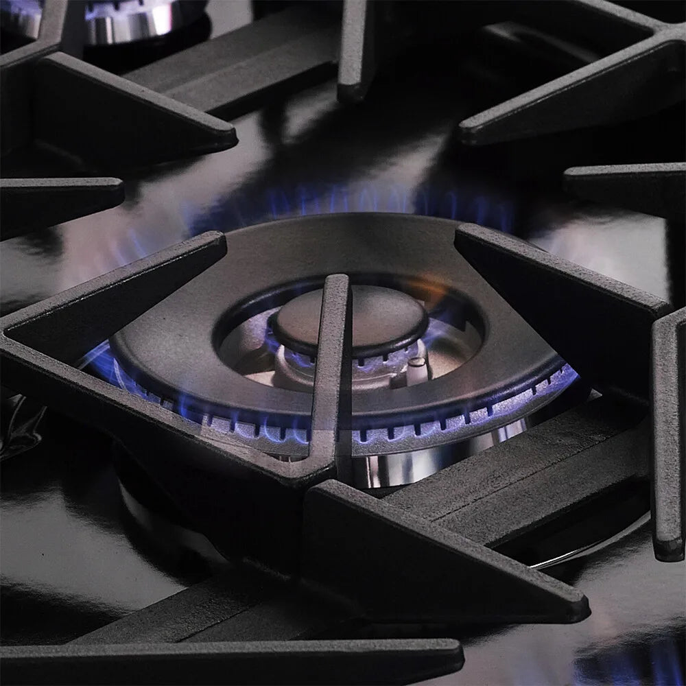 FORNO - 48-Inch Freestanding Gas Range: 8 Sealed Burners, Double Oven, 6.58 cu. ft. Total Capacity, Continuous Grates FORNO - 48-Inch Freestanding Gas Range: 8 Sealed Burners, Double Oven, 6.58 cu. ft. Total Capacity, Continuous Grates