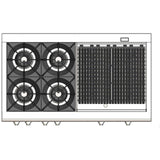 Capital Cooking - 48" Capital Connoisseurian Dual Fuel Range - Self Clean - 25K BTU - 4 Open Burners + 24" BBQ Grill Burner - COB484BB Capital Cooking - 48" Capital Connoisseurian Dual Fuel Range - Self Clean - 25K BTU - 4 Open Burners + 24" BBQ Grill Burner - COB484BB