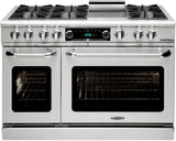 Capital Cooking - 48" Capital Connoisseurian Dual Fuel Range - Self Clean - 25K BTU - 6 Open Burners + 12" Griddle, 1 8K BTU Small Pan Burner - COB484G2 Capital Cooking - 48" Capital Connoisseurian Dual Fuel Range - Self Clean - 25K BTU - 6 Open Burners + 12" Griddle, 1 8K BTU Small Pan Burner - COB484G2