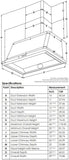 ILVE - Majestic 30 Inch Wall Mount Convertible Range Hood - 600 CFM ILVE - Majestic 30 Inch Wall Mount Convertible Range Hood - 600 CFM