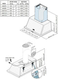 ILVE - Majestic 30 Inch Wall Mount Convertible Range Hood - 600 CFM ILVE - Majestic 30 Inch Wall Mount Convertible Range Hood - 600 CFM