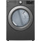 LG - 7.4 CF Ultra Large Capacity Electric Dryer with Sensor Dry, NFC Tag On - DLE3470M