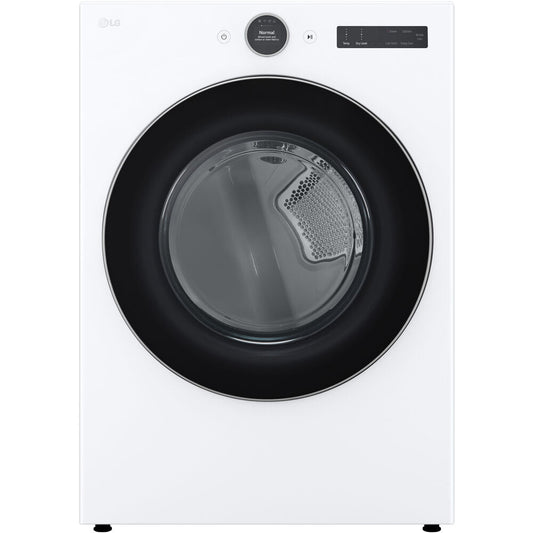 LG - 7.4 CF Ultra Large Capacity Electric Dryer w/ Sensor Dry and TurboSteam - DLEX5500W