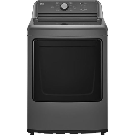 LG - 7.3 CF Gas Dryer, Sensor Dry, NeverRust Stainless Steel Drum - DLG6101M