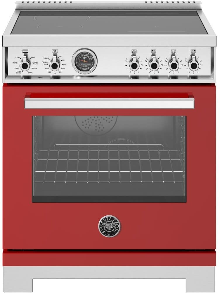 Bertazzoni - 30 inch Induction Range, 4 Heating Zones, Electric Self-Clean Oven - PRO304IFEPXT Bertazzoni - 30 inch Induction Range, 4 Heating Zones, Electric Self-Clean Oven - PRO304IFEPXT
