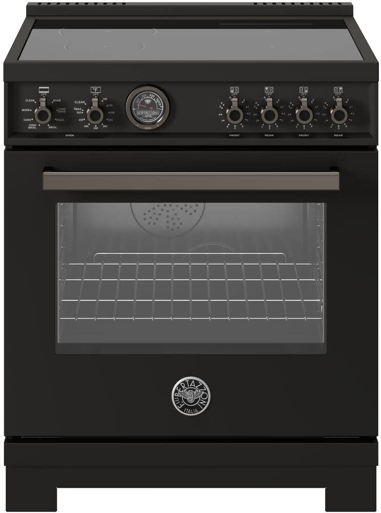 Bertazzoni - 30 inch Induction Range, 4 Heating Zones, Electric Self-Clean Oven - PRO304IFEPXT Bertazzoni - 30 inch Induction Range, 4 Heating Zones, Electric Self-Clean Oven - PRO304IFEPXT