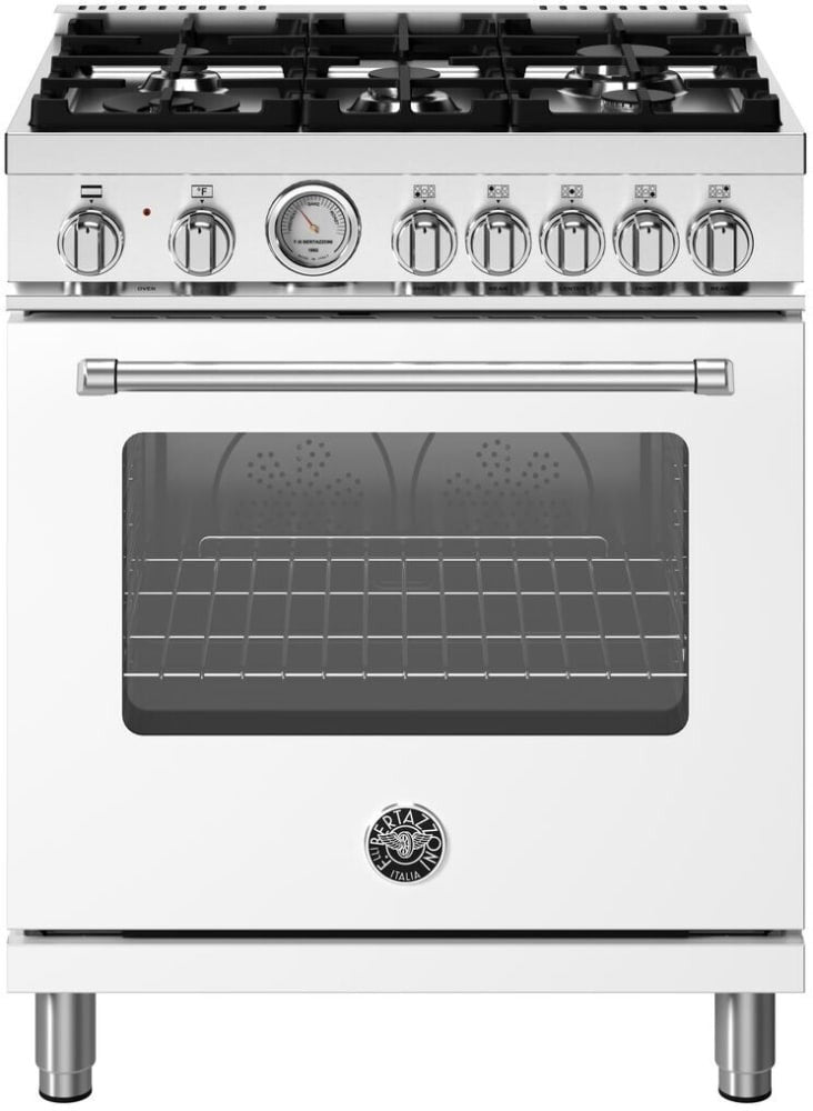Bertazzoni - 30 inch Dual Fuel, 5 Burners, Electric Oven - MAS305DFMXV Bertazzoni - 30 inch Dual Fuel, 5 Burners, Electric Oven - MAS305DFMXV