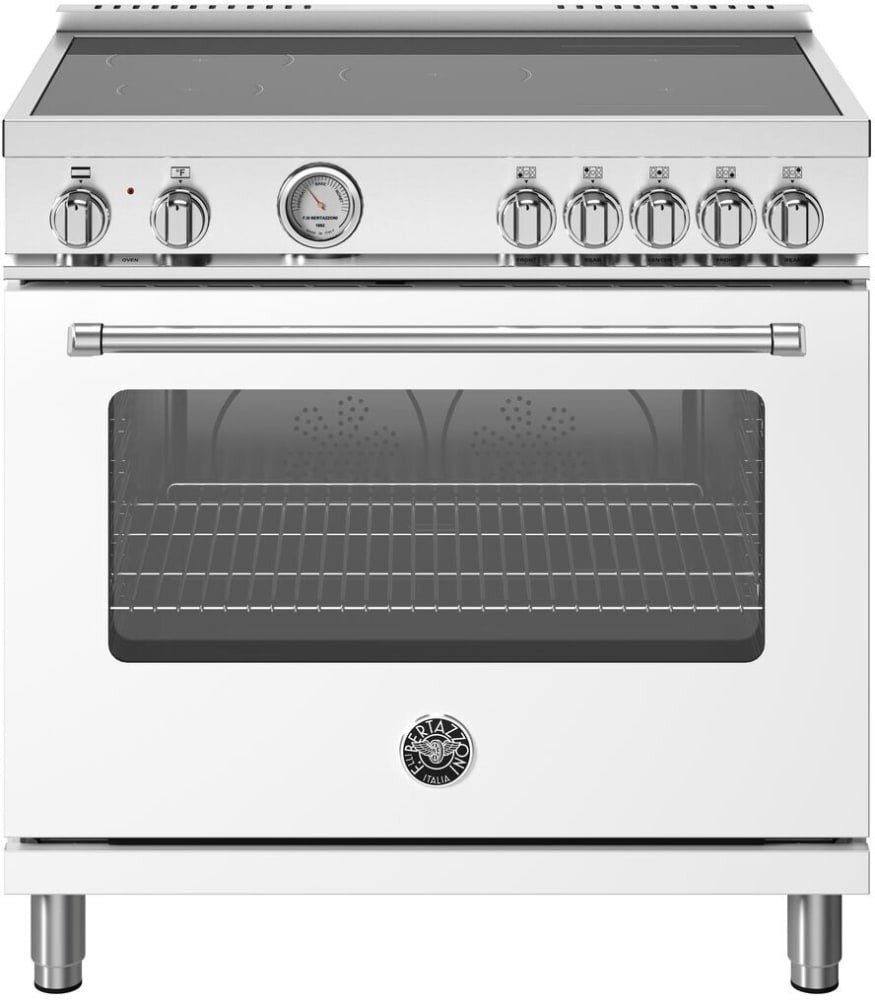 Bertazzoni - 36 inch Induction Range, 5 Heating Zones, Electric Oven - MAS365INMXV Bertazzoni - 36 inch Induction Range, 5 Heating Zones, Electric Oven - MAS365INMXV