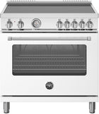 Bertazzoni - 36 inch Induction Range, 5 Heating Zones, Electric Oven - MAS365INMXV Bertazzoni - 36 inch Induction Range, 5 Heating Zones, Electric Oven - MAS365INMXV