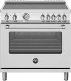 Bertazzoni - 36 inch Induction Range, 5 Heating Zones, Electric Oven - MAS365INMXV Bertazzoni - 36 inch Induction Range, 5 Heating Zones, Electric Oven - MAS365INMXV