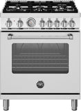 Bertazzoni - 30 inch Dual Fuel, 5 Burners, Electric Oven - MAS305DFMXV Bertazzoni - 30 inch Dual Fuel, 5 Burners, Electric Oven - MAS305DFMXV